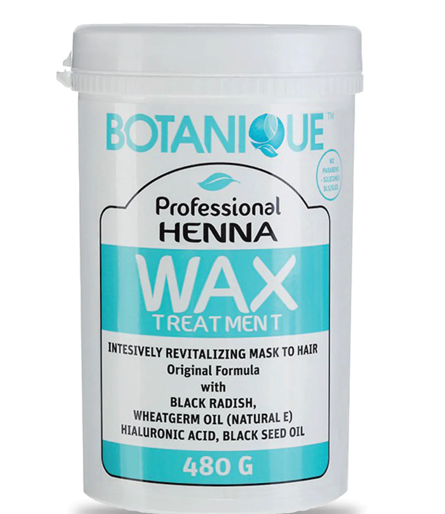 BOTANIQUE | Natural Henna Wax with Black Turnip and Nigella | - 480g