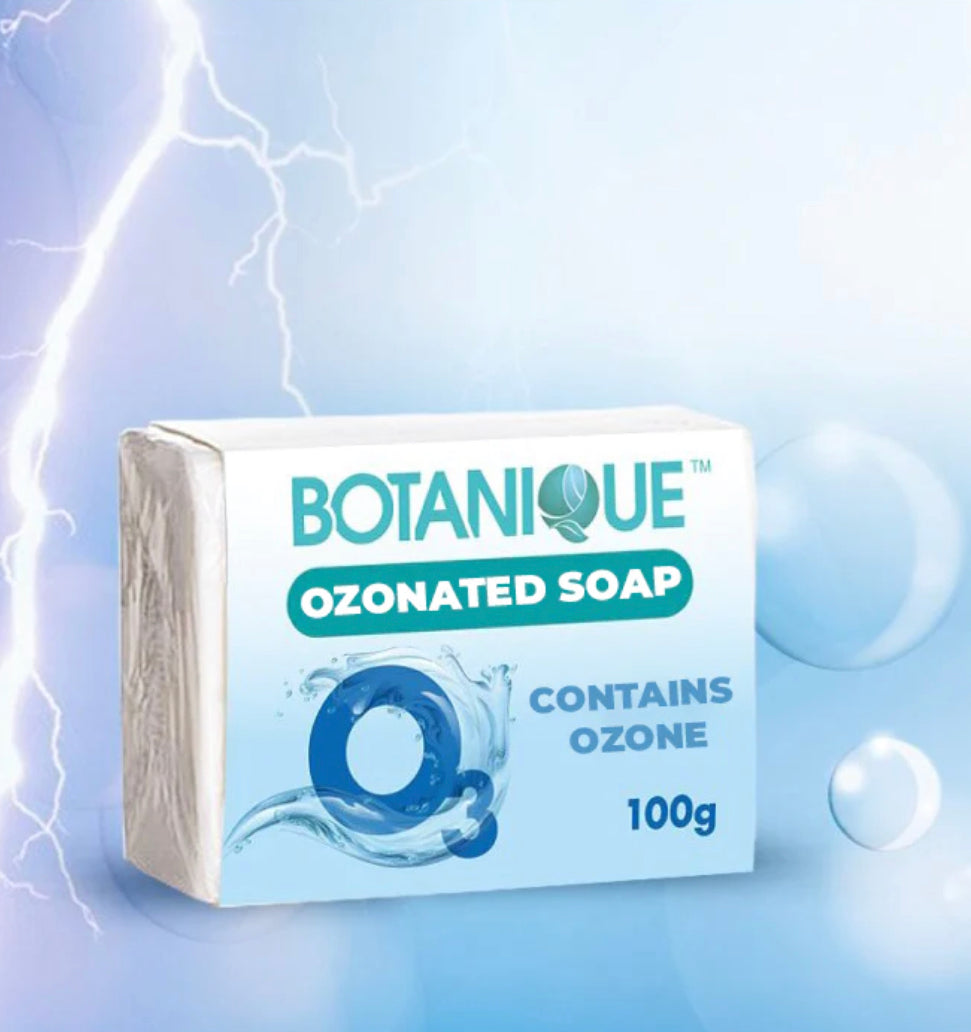 Soap with ozonated olive oil